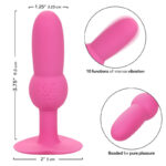 First Time Plug Anale Sonda Perline 10 Vibrazioni Rosa - Calexotics - immagine 7