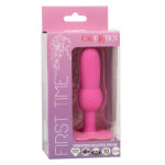 First Time Plug Anale Sonda Perline 10 Vibrazioni Rosa - Calexotics - immagine 10