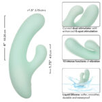 Pacifica Fiji Vibratore E Stimolatore Punto G 10 Vibrazioni Aqua - Calexotics - immagine 7