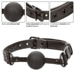 Nocturnal Ball Gag Silicone Nero - Calexotics - immagine 4