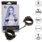 Nocturnal Manichette Da Polso In Pelle Regolabili Nere - Calexotics