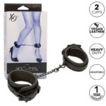 Nocturnal Cavigliere In Pelle Regolabili Nere - Calexotics