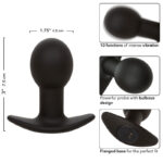 Rock Bottom Anal Plug 10 Vibrazioni Silicone Nero - Calexotics - immagine 8