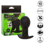 Rock Bottom Anal Plug 10 Vibrazioni Silicone Nero - Calexotics
