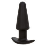 Rock Bottom Tappo Anale Conico 10 Vibrazioni Silicone Nero - Calexotics - immagine 3