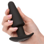 Rock Bottom Tappo Anale Conico 10 Vibrazioni Silicone Nero - Calexotics - immagine 6