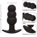 Rock Bottom Perline Tappo Anale 10 Vibrazioni Silicone Nero - Calexotics - immagine 7