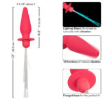 Southern Lights Light Up Plug Anale 10 Vibrazioni Silicone Rosa - Calexotics - immagine 6