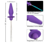 Southern Lights Light Up Plug Anale 10 Vibrazioni Silicone Viola - Calexotics - immagine 6