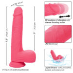 Studs Vibratore Realistico 10 Vibrazioni Rosa - Calexotics - immagine 8