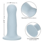 Wave Rider Foam Anal Plug Blu - Calexotics - immagine 7