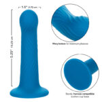 Wave Rider Ripple Anal Plug Blu - Calexotics - immagine 7