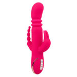 Jack Fantasy Vibratore Triplo Riscaldato Rosa Coniglio - Calexotics - immagine 2