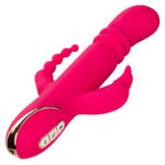 Jack Fantasy Vibratore Triplo Riscaldato Rosa Coniglio - Calexotics - immagine 3