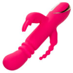 Jack Fantasy Vibratore Triplo Riscaldato Rosa Coniglio - Calexotics - immagine 5