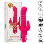 Jack Fantasy Vibratore Triplo Riscaldato Rosa Coniglio - Calexotics
