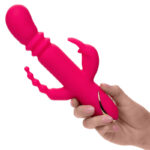 Jack Fantasy Vibratore Triplo Riscaldato Rosa Coniglio - Calexotics - immagine 6