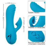 Sunset Beach Seducer Vibratore E Stimolatore 10 Funzioni Blu - Calexotics - immagine 9