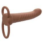 Maxx Ribbed Dual Penetrator 10 Vibrazioni Marrone - Calexotics - immagine 3