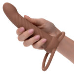 Maxx Ribbed Dual Penetrator 10 Vibrazioni Marrone - Calexotics - immagine 7