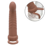 Maxx Ribbed Dual Penetrator 10 Vibrazioni Marrone - Calexotics - immagine 6