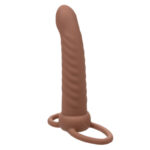 Maxx Ribbed Dual Penetrator 10 Vibrazioni Marrone - Calexotics - immagine 4
