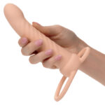 Maxx Ribbed Dual Penetrator 10 Vibrazioni Carne - Calexotics - immagine 7