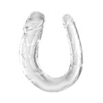 Double Trouble Doppio Dildo 33 Cm Trasparente - King Cock