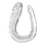 Double Trouble Doppio Trouble 44 Cm Trasparente - King Cock
