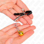 Morsetti Per Capezzoli Con Pendente Jingle Bell Oro 6 Cm - Kink - immagine 3