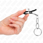 Morsetto Per Capezzolo Con 3 O-Ring 6 Cm - Kink - immagine 4