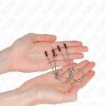 Pinze Per Capezzoli Sottili Con O-Ring 7 Cm - Kink - immagine 3