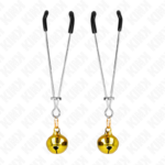 Pinze Per Capezzoli A Campana Sottile Oro 7 Cm - Kink - immagine 2