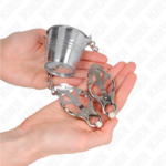 Pinze Per Capezzoli Con Secchio Argento - Kink - immagine 3