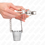 Pinze Per Capezzoli Con Secchio Argento - Kink - immagine 4