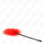 Piume Rosse Tickle Utilizzate Per Il Kit Bondage 27 Cm - Kink - immagine 4