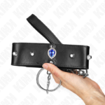 Collana 65 Cm Con Cinturino Con Diamanti Blu Regolabile 36-43 Cm X 5 Cm - Kink - immagine 5