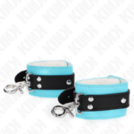 Resistenza Da Polso Premium Con Serratura Nero / Blu Regolabile 21-28 Cm X 5,5 Cm - Kink - immagine 3