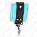 Resistenza Da Polso Premium Con Serratura Nero / Blu Regolabile 21-28 Cm X 5,5 Cm - Kink - immagine 5