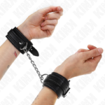 Resistenza Da Polso Con Motivo Serpente Nero Regolabile 20-28 Cm X 5,4 Cm - Kink - immagine 4