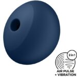 Air Power 4 Stimolatore E Vibratore 12 Vibrazioni Blu - Satisfyer