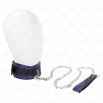 Collana Corta In Pizzo Di Velluto Con Cintura 105 Cm Con Profilo In Nylon 44 X 5,5 Cm - Kink