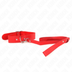 Collana Con Cintura 116 Cm Rosso Cinturino Regolabile 32-50 Cm X 8 Cm - Kink - immagine 4