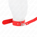 Collana Con Cintura 116 Cm Rosso Cinturino Regolabile 32-50 Cm X 8 Cm - Kink - immagine 5