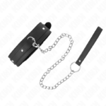 Collana Con Guinzaglio 65 Cm 1 Anello Regolabile 38-49 Cm X 5 Cm - Kink - immagine 2