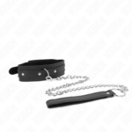 Collana Con Guinzaglio 65 Cm 1 Anello Regolabile 38-49 Cm X 5 Cm - Kink - immagine 4