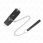 Collana Con Guinzaglio 65 Cm Modello 3 Anelli 1 Regolabile 38-49 Cm X 5 Cm - Kink - immagine 4