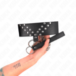 Collana Con Cintura 65 Cm Con Rivetto A V Regolabile 36-43 Cm X 5 Cm - Kink - immagine 4