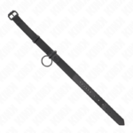 Collare Con Guinzaglio Scuro 65 Cm Regolabile 37-54 Cm X 3 Cm - Kink - immagine 6