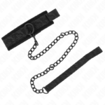 Collare Modello Base Con Guinzaglio 77 Cm Modello 5 Regolabile 34-54 Cm X 5 Cm - Kink - immagine 2